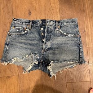 Agolde Parker Cutoff Shorts
